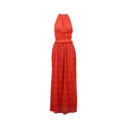 CHIARA RED Chiffon-Set