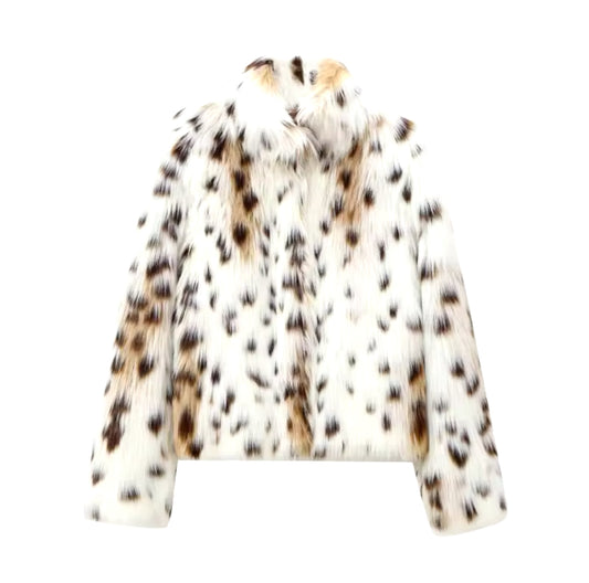 LUXE Kunstpelz Jacke